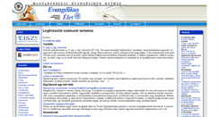 Desktop Screenshot of evelet.hu