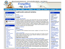 Tablet Screenshot of evelet.hu